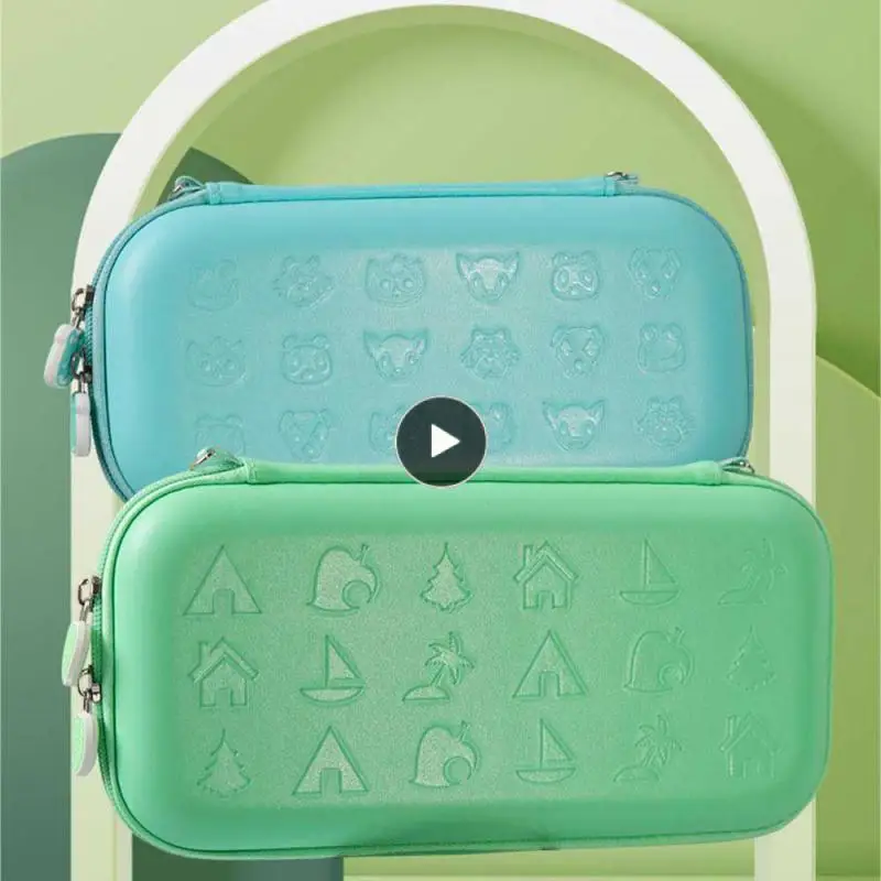 

Full Machine Protection Game Console Accessories Anti-shock And Anti-fall Green Protective Case Easy To Carry Waterproof Fabric