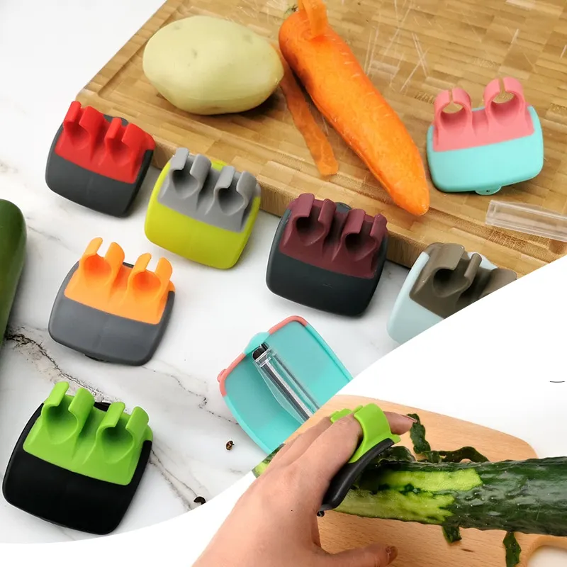

Mini Portable Fruit Peeler Multifunction Finger Potato Mango Pineapple Peeling Tool Manual Home Cooking Tool Kitchen Accessories