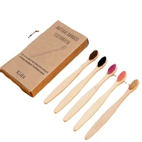 10pcs eco friendly toothbrush bamboo resuable toothbrushes portable adult wooden soft tooth brush for home travel hotel use