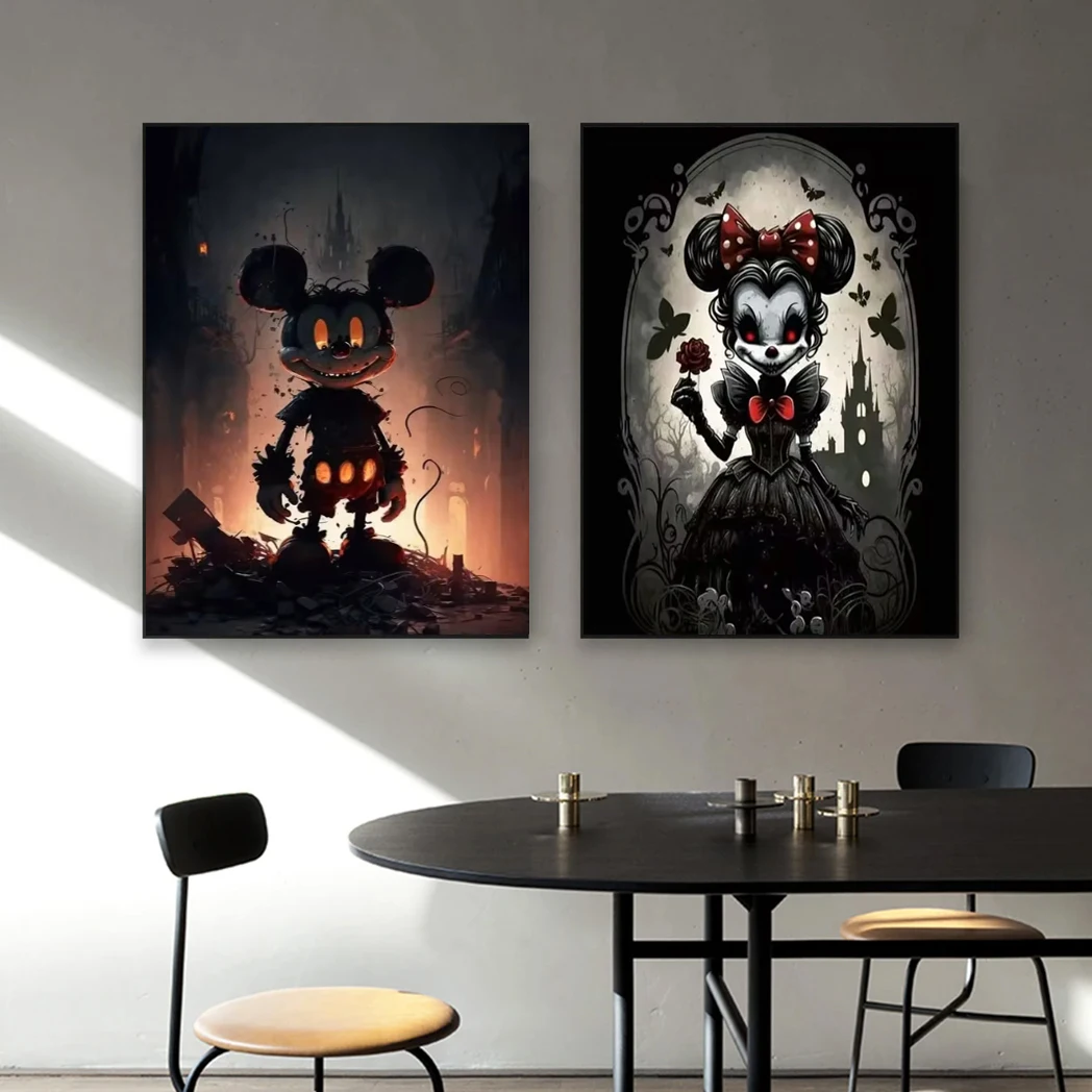 MINISO Готический Микки Маус на холсте