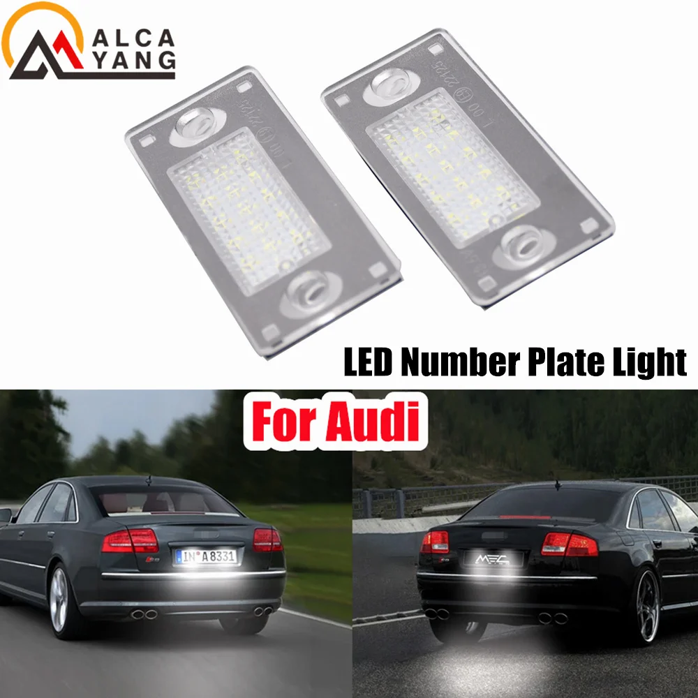 Задний номерной знак для Audi A3 8L S3 2000-2003 A4 B5 S4 RS4 Avant 1999-2001 OEM #:8D9943021F/G/H 2 шт.