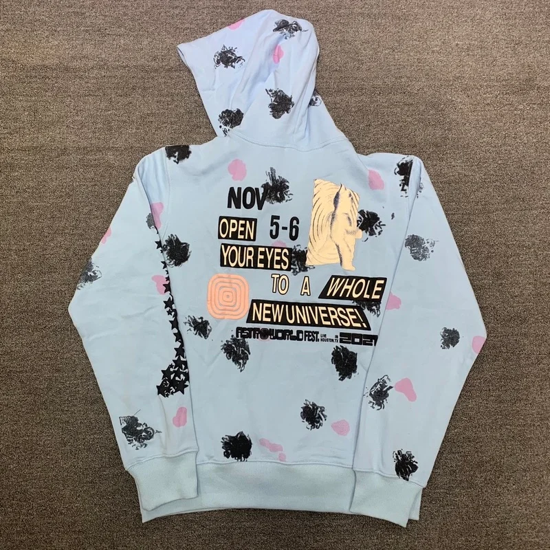 

top quality Cactus Jack Fashion Hoodie Men 1:1 Travis Scott Women Kanye West Sweatshirt Pullover Couple Clothes