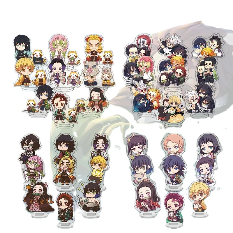 9 шт./лот аниме рассекающий демонов киметасу No Yaiba мини акриловая экшн-фигурка