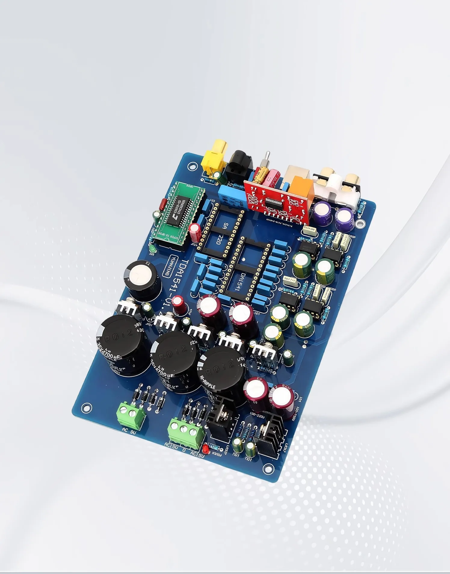 Фото Собранная HiFi CS8412+ NE5534 TDA1541 USB ЦАП Оптоволоконная коаксиальная плата декодирования №4