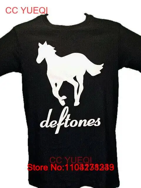 DEFTONES-белая футболка PONNY-Новая Черная