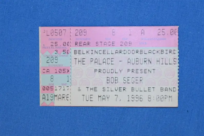 Футболка 90-х Bob Seger And The Silver Bullet Band It's A Mystery Extra Large