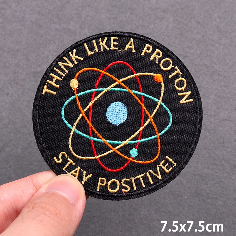 Нашивки с вышивкой со слоганом термоклейкие нашивки на одежду надписью плавкий