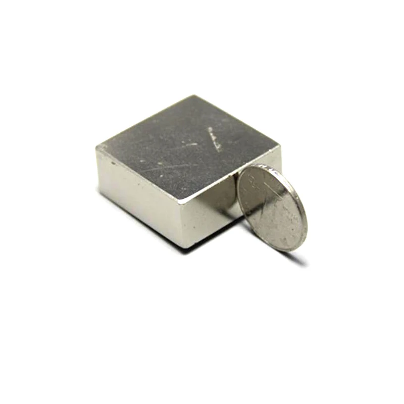 1/2PCS 40x40x20mm Thick Quadrate Permanent Magnets Strip Neodymium Magnet N35 40x40x20 mm Strong Magnetic 40*40*20 |