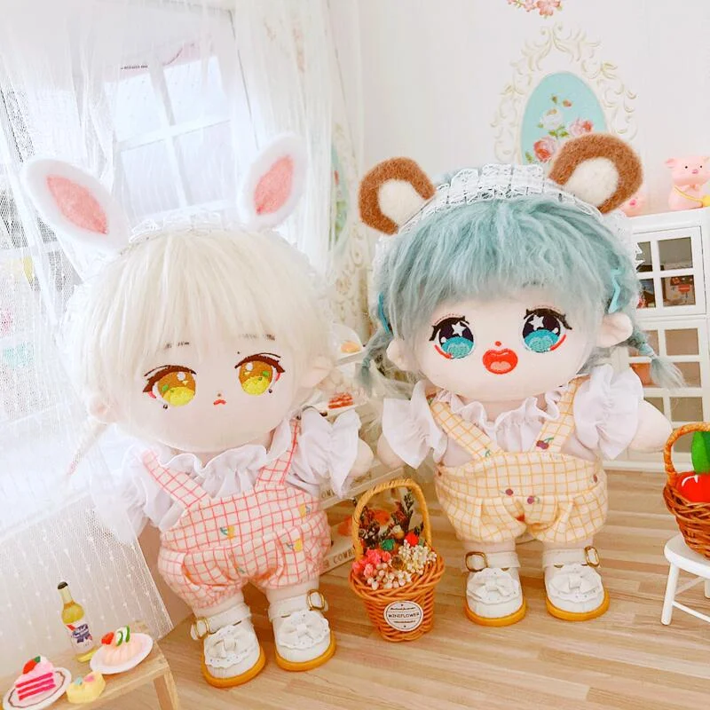 

Sakura Xiaoge Overalls Pumpkin Pants 20cm Suit 20cm Baby Clothes Star Cotton Doll Dress Up