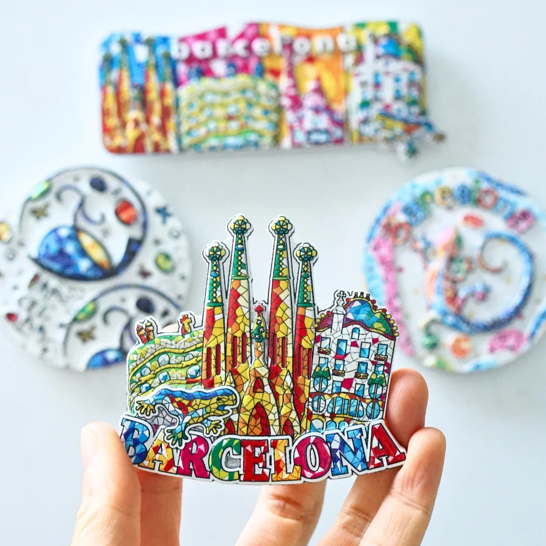 1 шт. магниты на холодильник Барселона с пейзажами в Испании