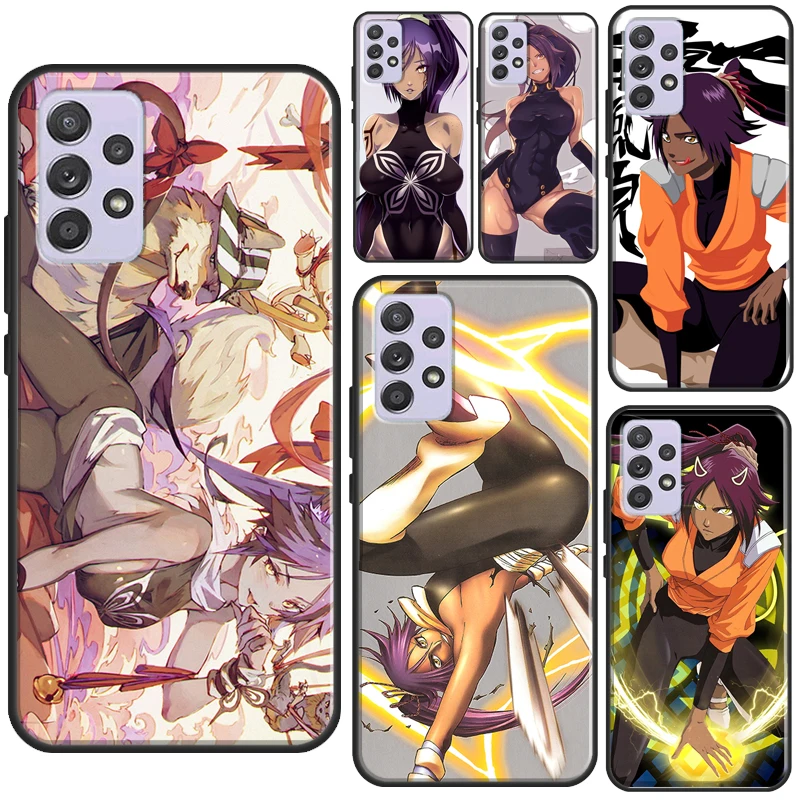 Yoruichi Shihoin отбеливающий аниме чехол для телефона Samsung A12 A22 A32 A42 A52 A72 A21S A52S A20e A31 A51 A71 A50 A70 чехол
