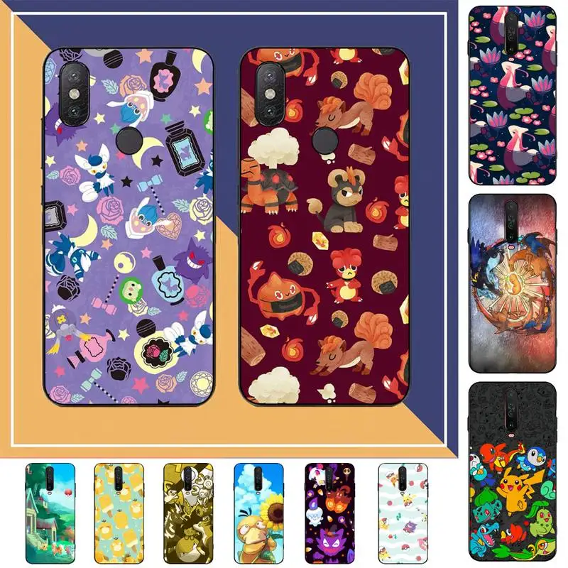 

Bandai Pokemon Phone Case for Redmi Note 8 7 9 4 6 pro max T X 5A 3 10 lite pro
