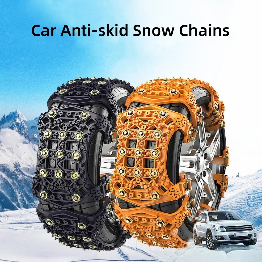

1Piece Car Tire Wheel Chain Plastic Anti-skid Chains Car Truck SUV Winter Off Road Accessories Snow Chains Universal Car Vehicle