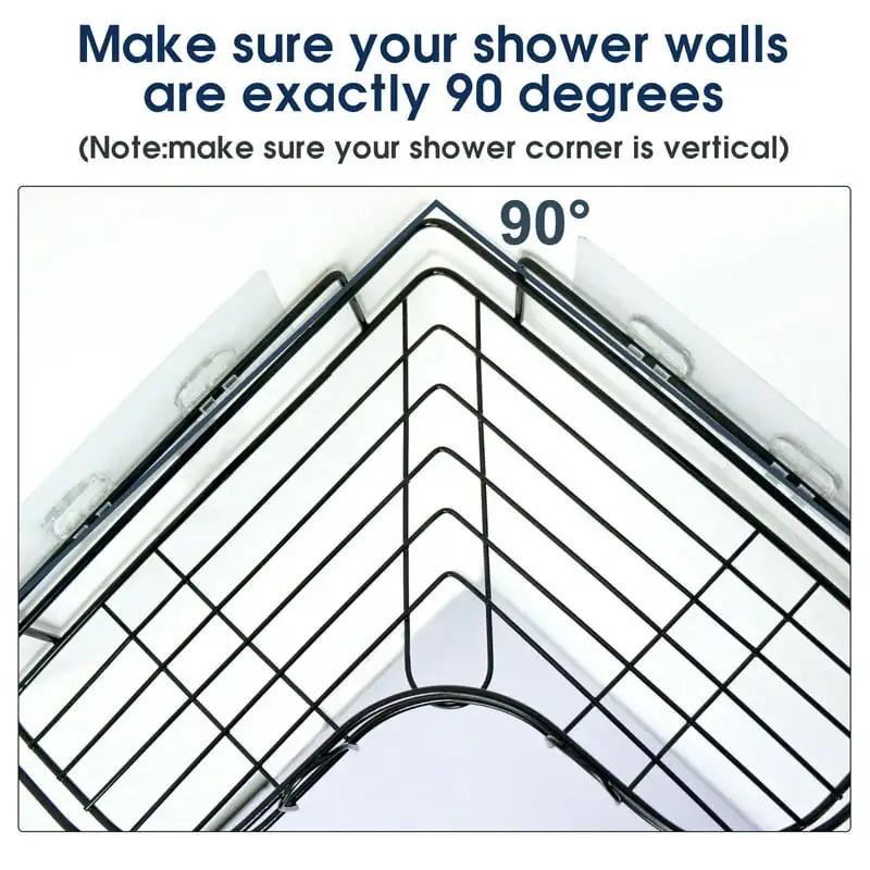 

Shower Caddy with Soap Dish, Black, 3 Count