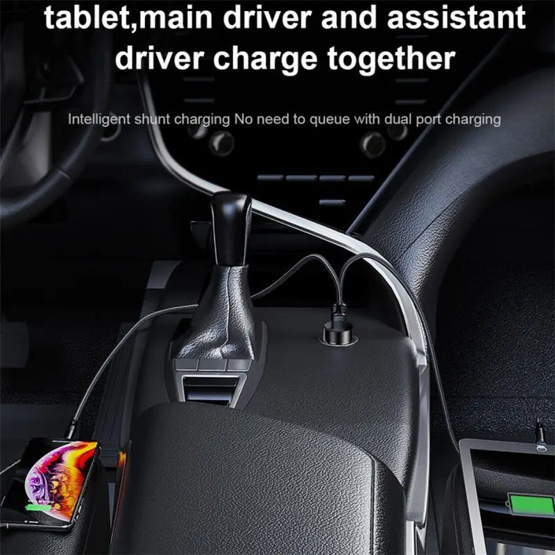 4 8a 5v car chargers 2 ports fast charging for samsung huawei iphone 11 8 plus universal aluminum dual usb car charger adapter free global shipping