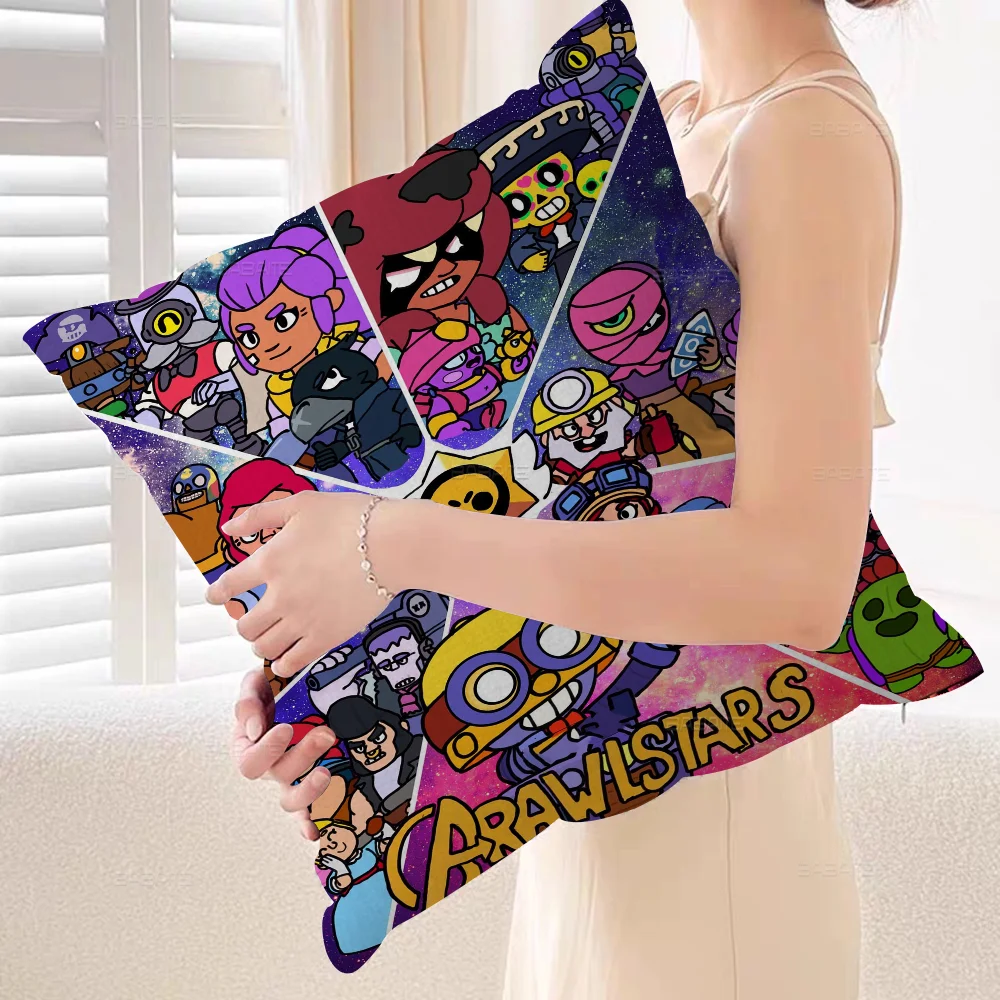 Game B-rawl S-Stars Personalized picture text home decorative pillows Household Gifts 45x45cm