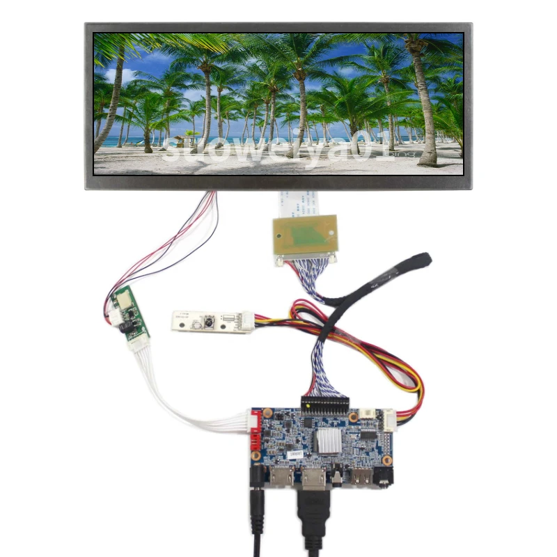 

10.3" inch HSD103KPW2-A10 1920X720 LCD Screen Display Panel with HDMI USB LCD Controller Board Work for 10.3 in LVDS LCD Screen