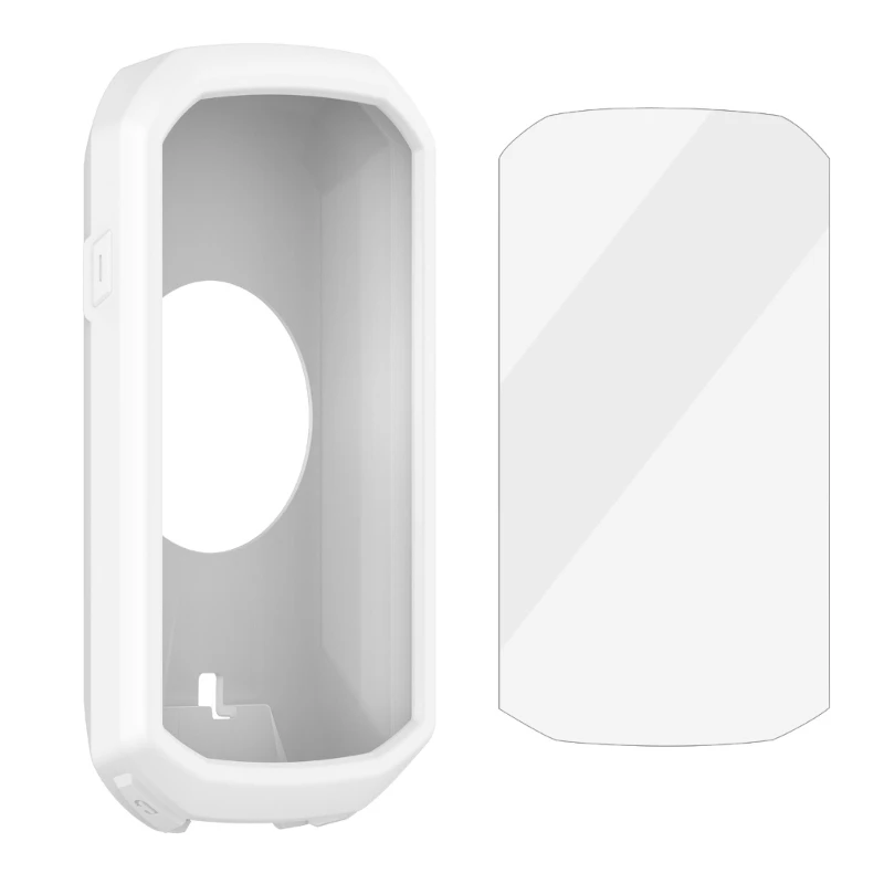 Силиконовый чехол для велосипедного компьютера с защитной пленкой экрана цвета