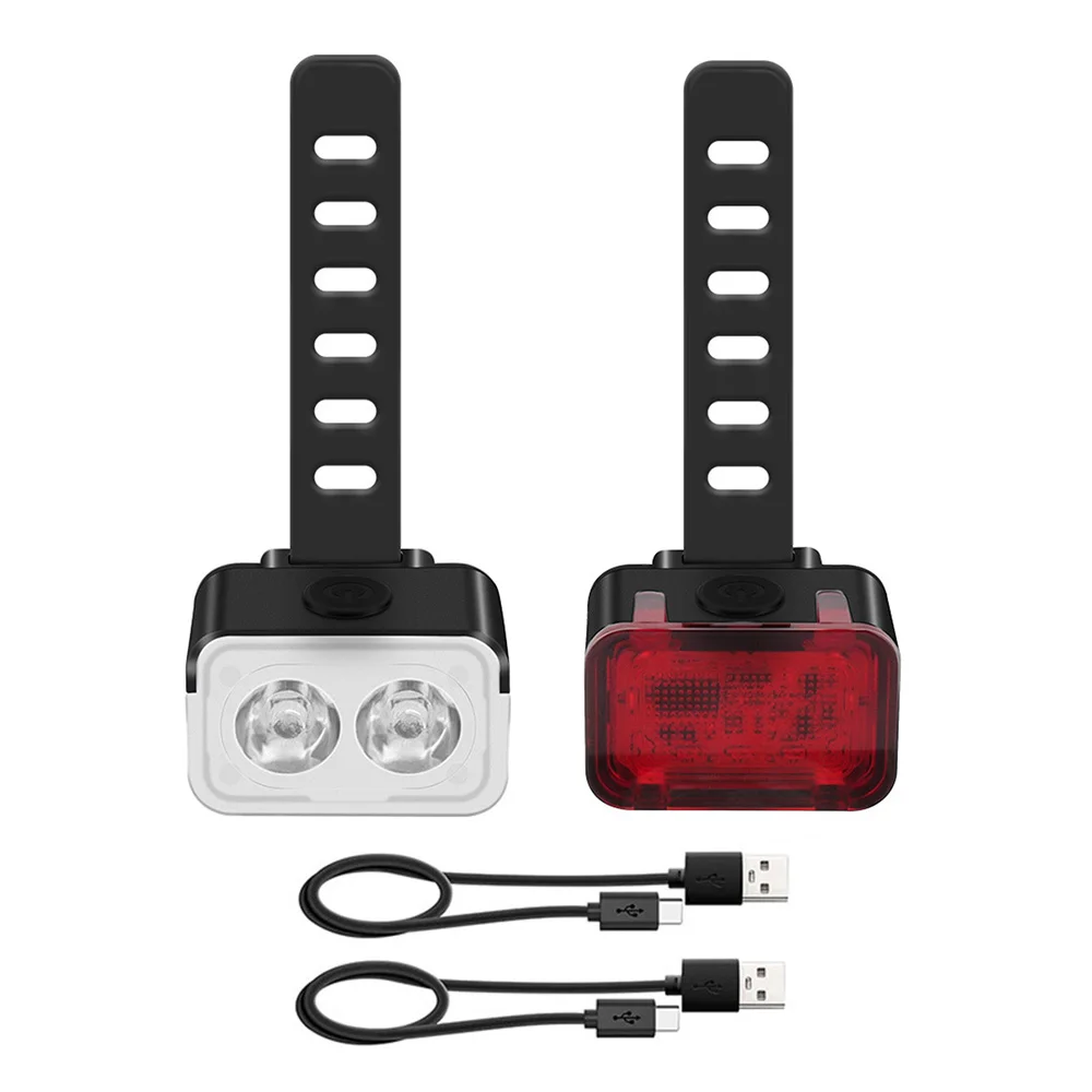 

Type-C USB Rechargeable SMD LED Mountain Bike Tail Light Taillight Aluminum Alloy MTB Safety Warning Bicycle Rear Lamp