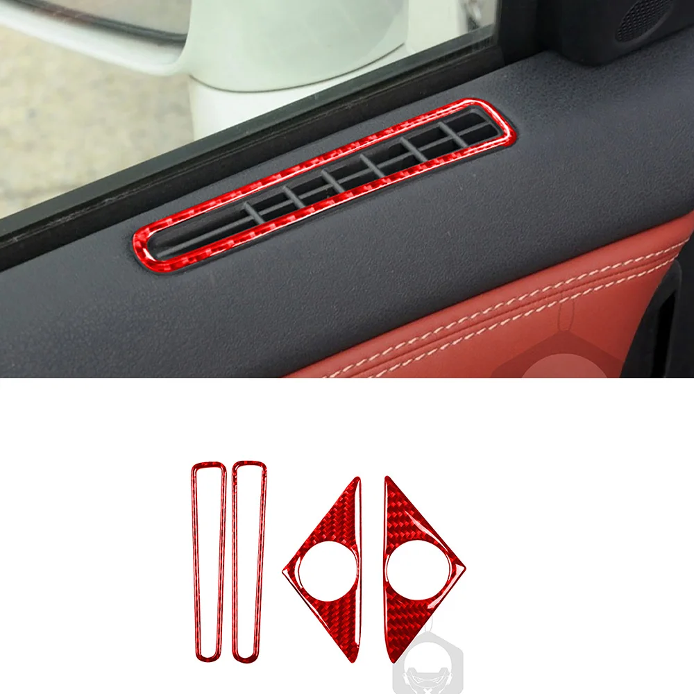 

Door Horn Decoration Cover Trim Sticker for Nissan Gtr R35 2008 2009 2010 2011 2012-2016 Car Interior Accessories Carbon Fiber