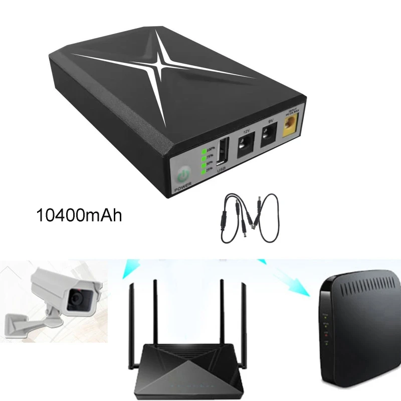 

USB 5 в 2 а 5,5x2,5 мм 9 в 1 а 12 в 1 а фотоаккумулятор Резервный источник бесперебойного питания H8WD