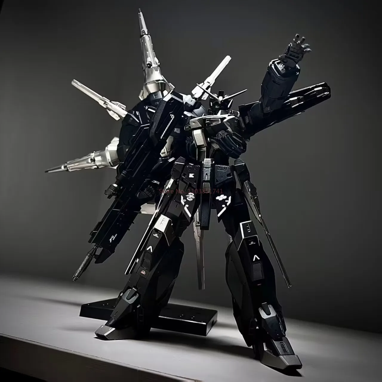 Модель Huiju 1100 MG ZGMF-X13A Providence Black: Сборный набор, фигурка робота, пластиковая модель робота, игрушка, подарок ﻿ (art.: 3920dab3eb491) - 3920dab3eb491