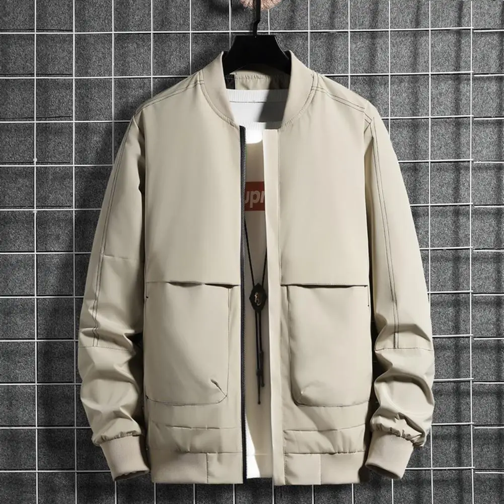

Fashion Pockets Relaxed Fit Jacket Casual Jacket Washable Everyday Wear