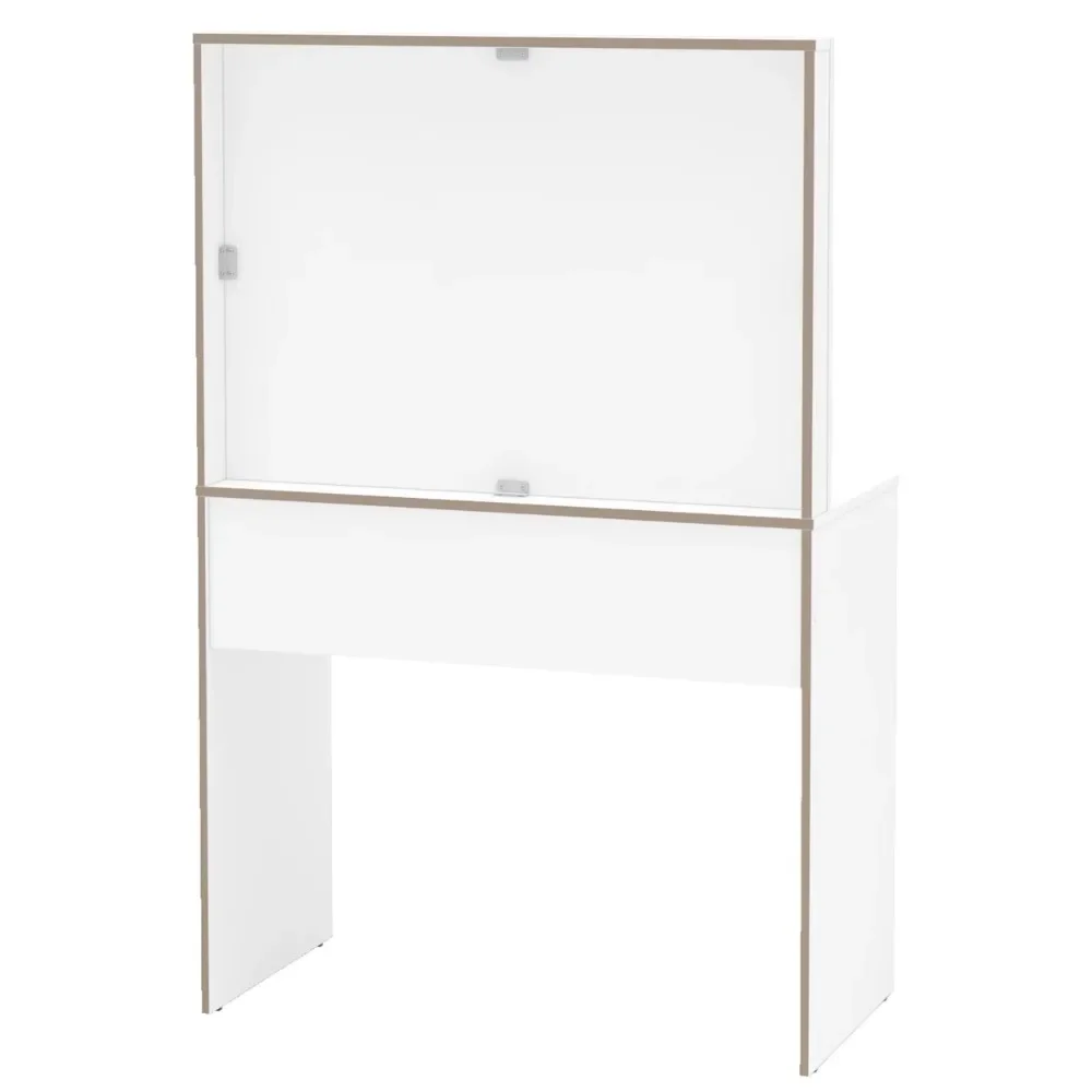 Новый современный туалетный столик Polifurniture Virginia белая отделка