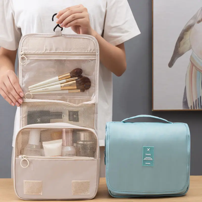 

Travel Makeup Bags High Quality Women Cosmetic Bag Toiletries Organizer Waterproof Storage Neceser Hanging Bathroom Wash Bag