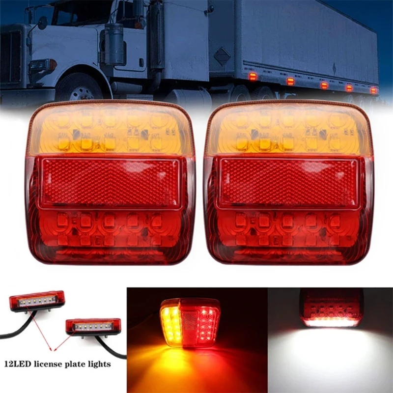 

26LEDs Dynamic Tail Marker Turn Signal Blinker Flowing Water Lamp Flashing Light