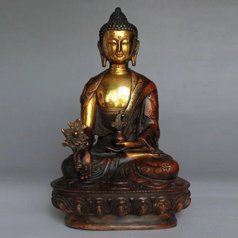

Elaborate Chinese retro copper Buddha of Tibetan Buddhism Buddha statue