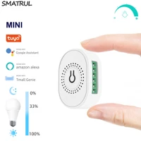 

Wifi Smart Light Switch Wireless On-Off Breaker Relay Module Indoor Wall Lamp Home Remote Control DIY Hub