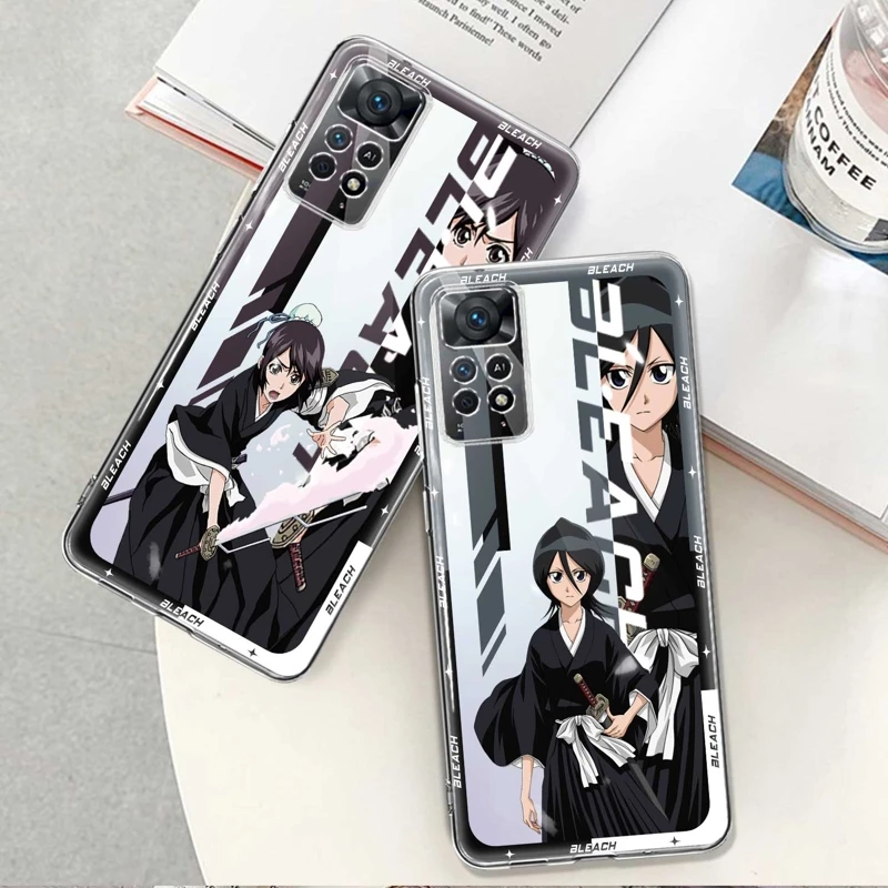 

Matte Bleach Anime Black Design For Xiaomi Redmi Note 9S 7 8 9 10 11 12 4G 5G Pro 11T NOTE11 10S 10Pro 8T Case