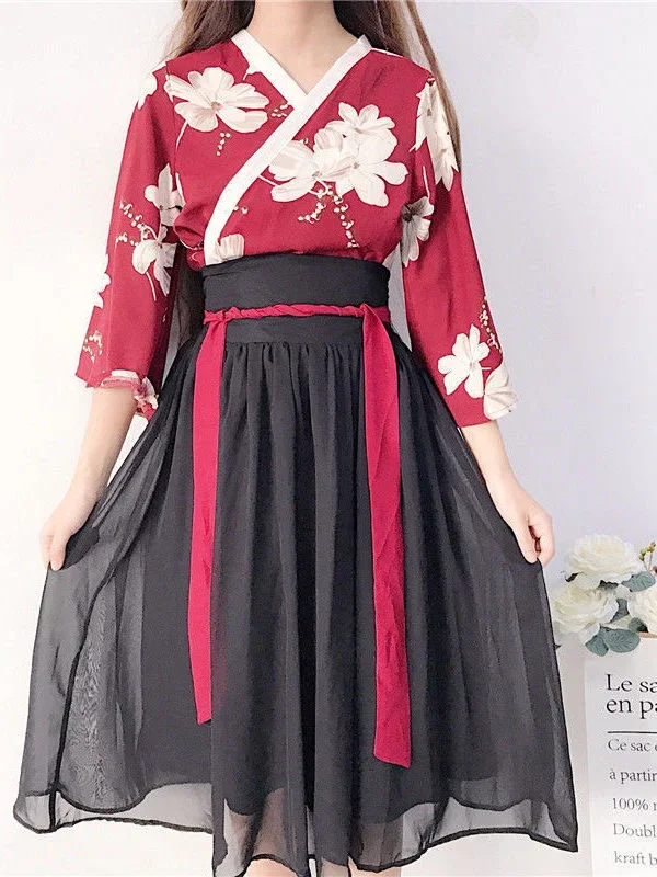 Ханьфу Хань элемент старинный китайский стиль династия Мин улучшение