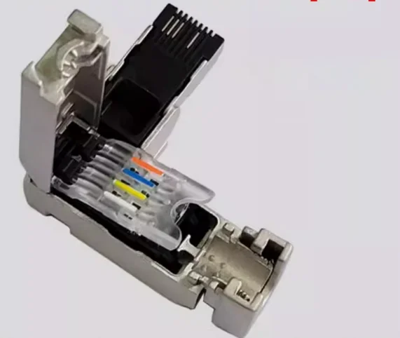 Фото 5 шт. 6GK1901-1BB10-2AA0 промышленный Ethernet-кабель без пресс-фитингов, кристаллический разъем 4/8-жильный, 180 градусов №2