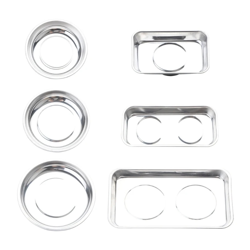 

67JE Parts Bowl Securely Hold Metal Tools Quality Stainless Steel Tray