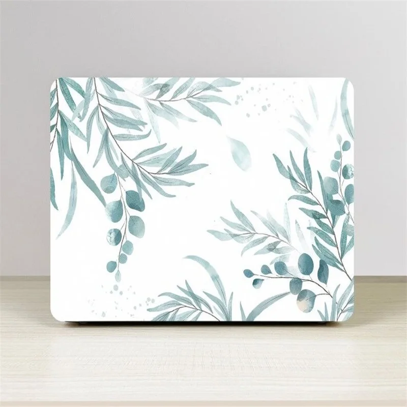 

Cute Floral Green Leaf for Macbook Air 13 Inch Case M1 2020 Pro 14 2021 Laptop Pro 13 M2 2022 Touch Bar A2289 A1466 A2337 Cover
