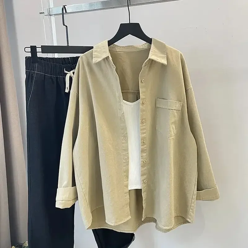 Розовая многослойная рубашка с длинными рукавами женская винтажная