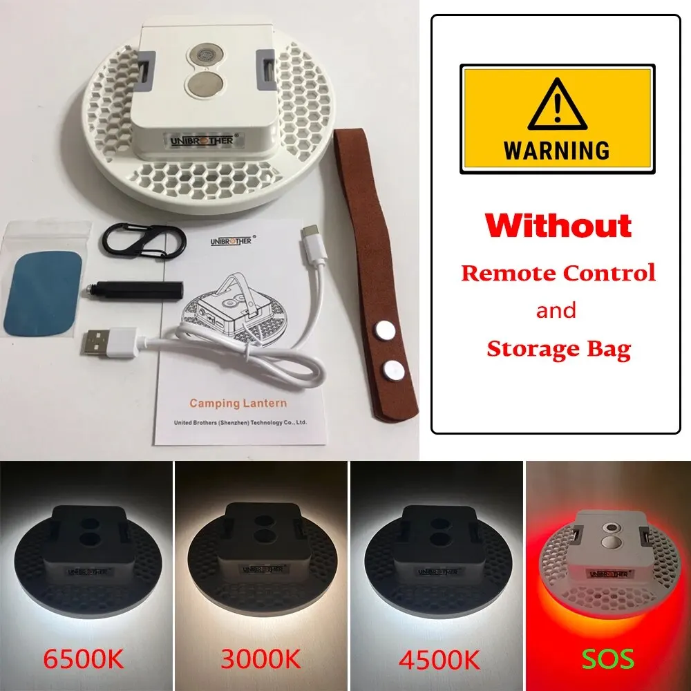 

Unibrother Портативный светодиодный фонарь 13500 мАч