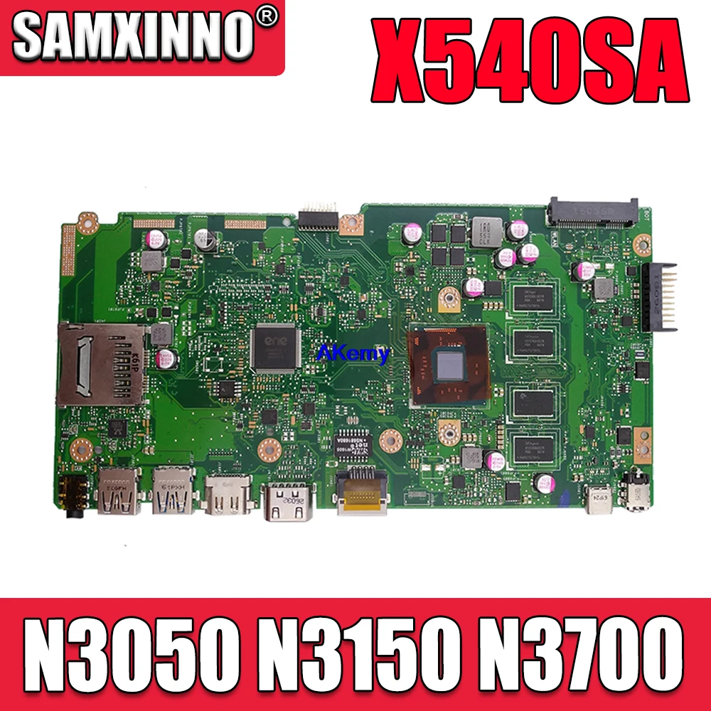 Материнская плата для ноутбука ASUS VivoBook F540SA A540SA R540SA NB-D540SA с процессорами N3050 N3150 N3700 и 4GB 8GB X540SA.