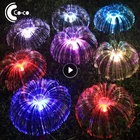 2 шт. RGB светодиодный светильник на солнечной батарее для украшения сада, сада