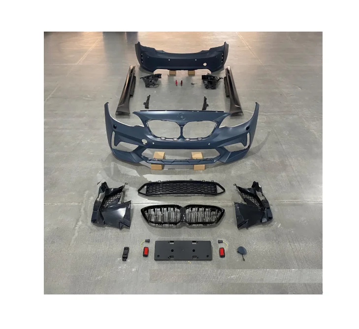 

new style design For BMW F22/F23 front bumper lip grill up to M2CS body kit
