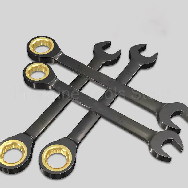 4 шт. Трещоточный ключ 8-32 мм универсальный гаечный метрический 72 передачи ударная