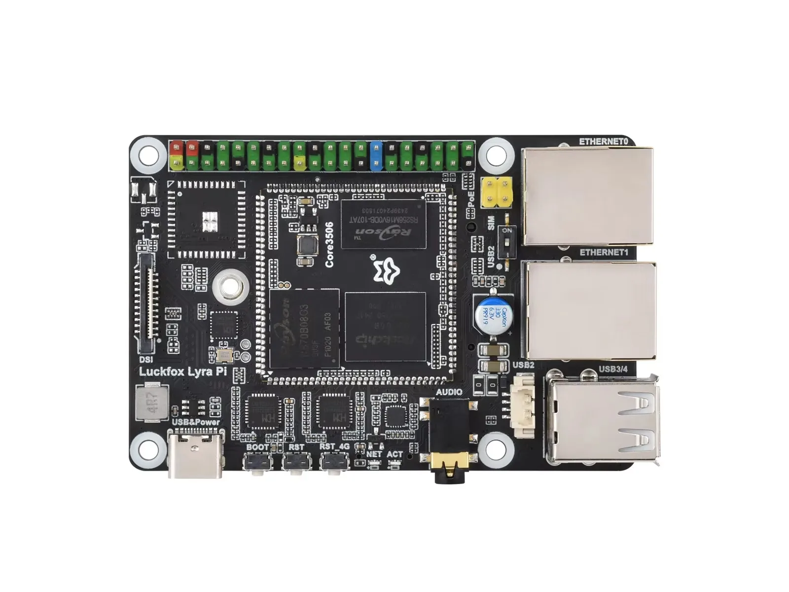 DroMaLuckfox Lyra Pi Linux SBC - Трехъядерный процессор A7, Wi-Fi 6BT5.2, MIPI DSI, поддержка 4G LTE, Rockchip Matrix IO, опция EMMCMicroSD. (art.: 3920dcdca73c5) - 3920dcdca73c5
