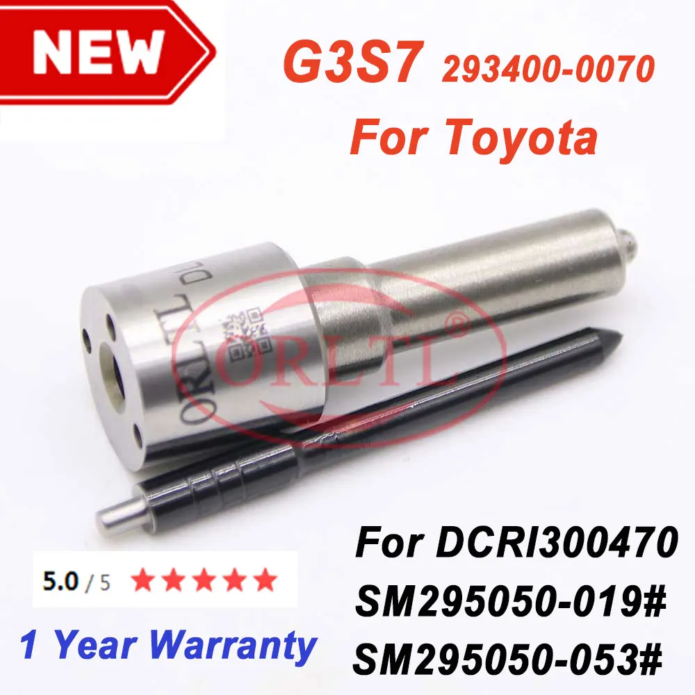 

293400-0070 Форсунка для дизельного топлива G3S7 для Toyota Hiace D-4D DCRI300470 SM295050-019 # SM295050-053 #2367009340 2367030410