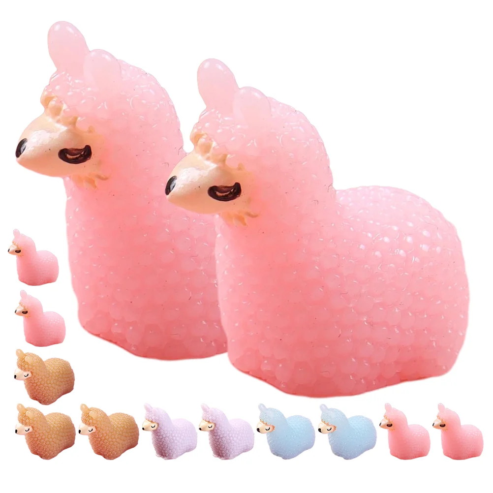 15 шт. орнамент из альпаки миниатюры садовый декор крошечные фигурки животных