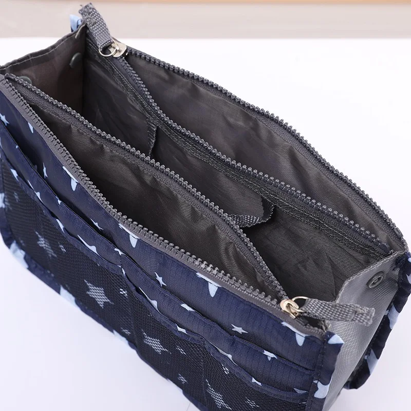 2022 New Large Capacity Cosmetic Bag Thicken Travel Accessories Nylon Travel Insert Organizer Handbag Purse Makeup Bag For Women