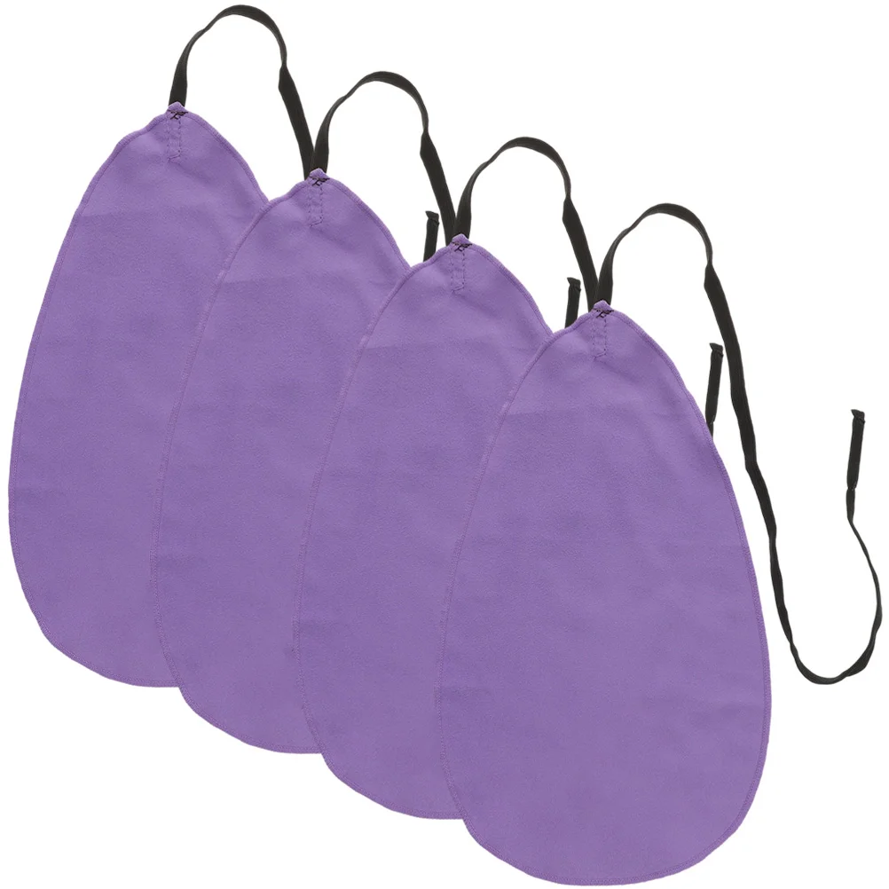 

4 Pcs Clarinet Cleaning Cloth Flute Kit Specialty Tools Saxophone Swab Faux Suede Maintenance