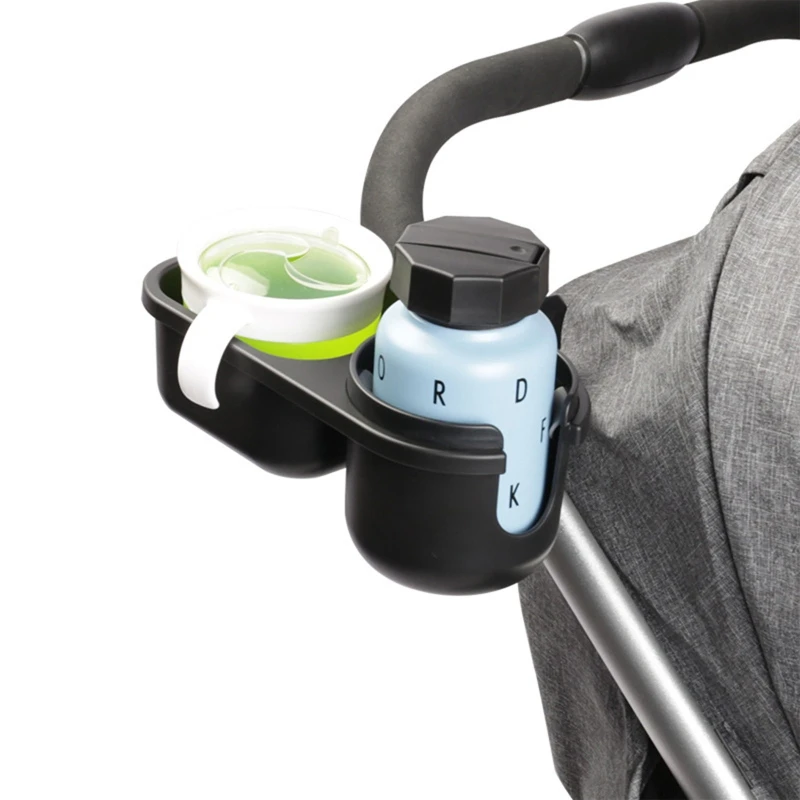 

Rotation Pram Cup Holder Baby Stroller Snack Holder Stable Pushchair Accessories