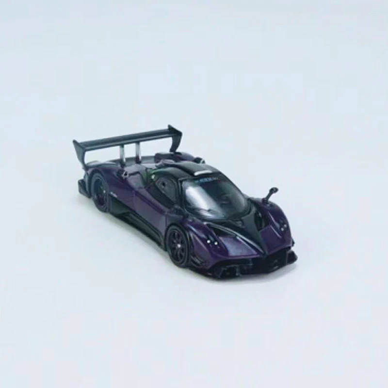 Tarmac работает 1:64 модель автомобиля Zonda R Viola PSO литой беговый автомобиль дисплей